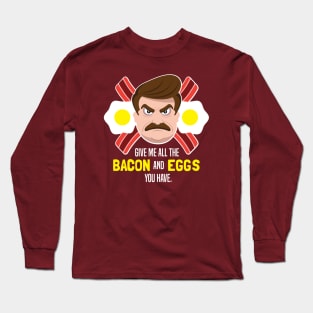 Ron Swanson Long Sleeve T-Shirt